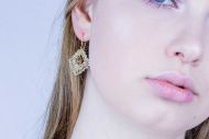 Sylvie (set zlatý), náhrdelník + náušnice